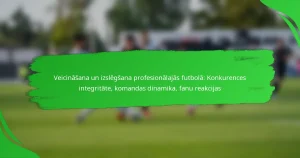 Veicināšana un izslēgšana profesionālajās futbolā: Konkurences integritāte, komandas dinamika, fanu reakcijas