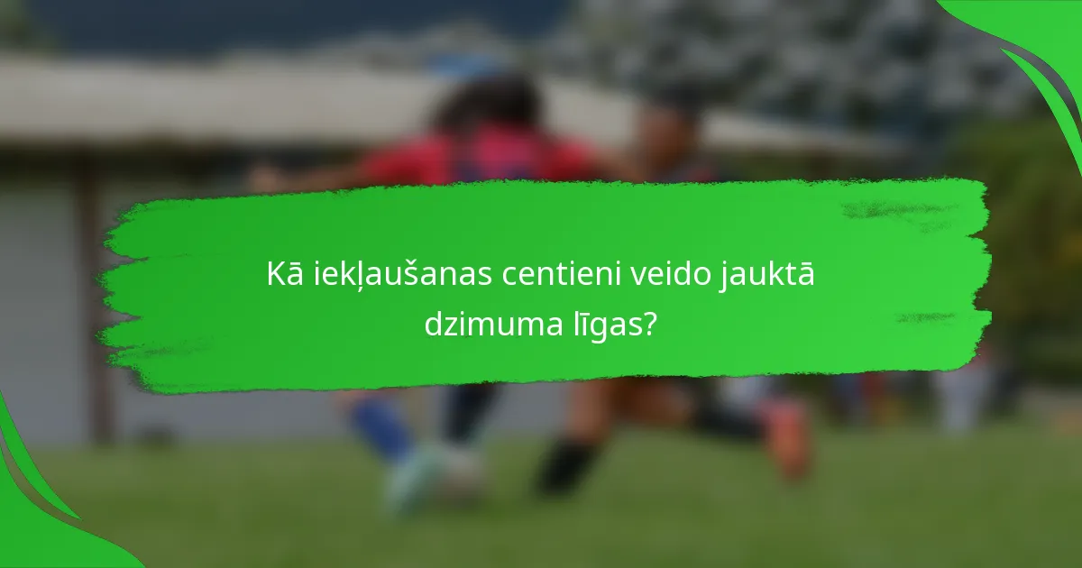 Kā iekļaušanas centieni veido jauktā dzimuma līgas?